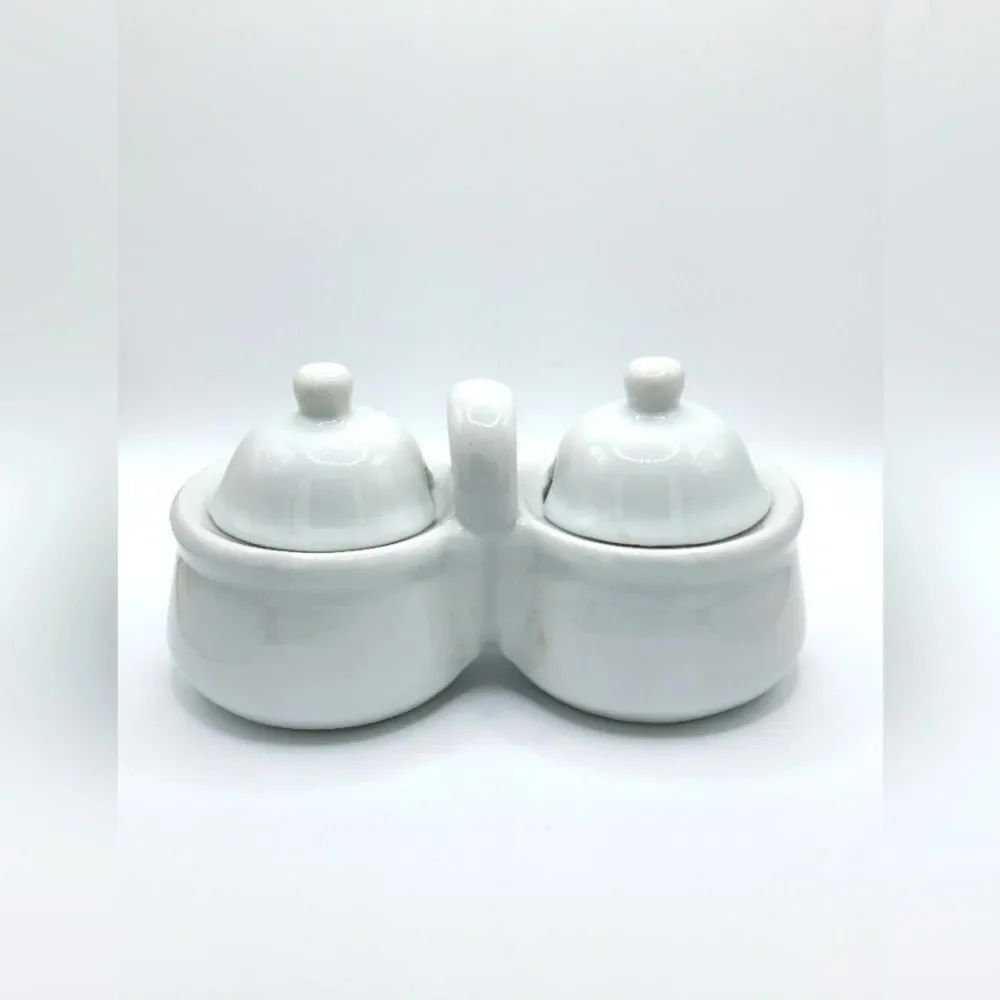 Vintage ceramic condiment server - Picture 1 of 7